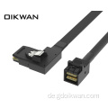 HD Minisas SFF-8643 bis SFF-8087 Lateral Bend Cable